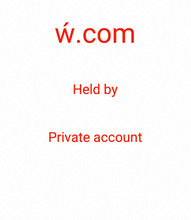 Load image into Gallery viewer, ẃ, ẃ.com