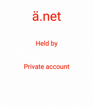 Load image into Gallery viewer, ä, ä.net