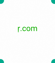 Load image into Gallery viewer, ṛ, ṛ.com, Short Domain Names, What is the shortest domain name? How to find short domain names? Low Cost Short Domains at 2-5.org, Find a short domain name, fast, short domain name search, Short URLs, 1-single-letter domain names, What is a short domain? Is it better to have a shorter domain? Unicodes, Unicode Domains