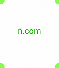 Load image into Gallery viewer, ň, ň.com, Financial Times reports that Single-Letter Domains might earn seven figures. The really short domain names might be useful for an app targeted at you business. How do I get one-letter domain names for URL shortening? Here is Who Owns all unicode One Letter .com and .net Domain Names, etsy, paypal, brand.io