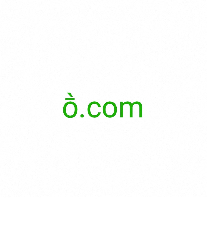 ṑ, ṑ.com, What is world's shortest internet domains? 2-5.org offers one-character domain names to lease or redirect them. Mobile telecommunications infrastructure domains, Industrial automation systems domains, Financial investment advisory domains, Green energy consulting domains, Personalized gift items domains